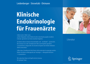Klinische Endokrinologie für Frauenärzte Leidenberger · Strowitzki · Ortmann