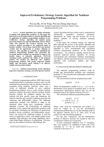 - genetic algorithm had been widely used in combinatorial