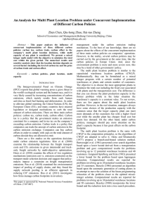 An Analysis for Multi Plant Location Problem under Concurrent Implementation