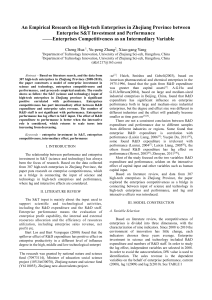 -se .  Hsieh,  Smishra  and  Gobeli(2003), ... American pharmaceutical and chemical enterprises in the