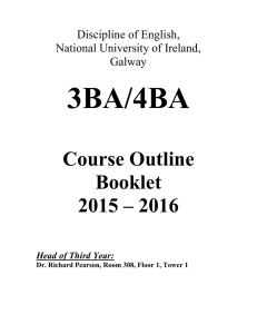3BA/4BA  Course Outline Booklet