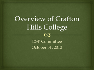 DSP Committee October 31, 2012