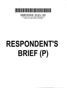 RESPONDENT'S BRIEF (P) IIIIII Jill