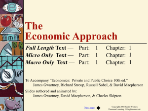 The Economic Approach Full Length Micro Only