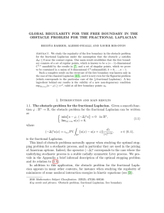 GLOBAL REGULARITY FOR THE FREE BOUNDARY IN THE