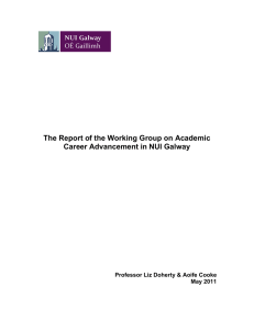 The Report of the Working Group on Academic