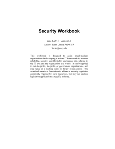 Security Workbook