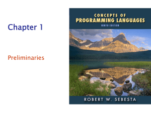 Chapter 1 Preliminaries 0-321-49362-1 ISBN