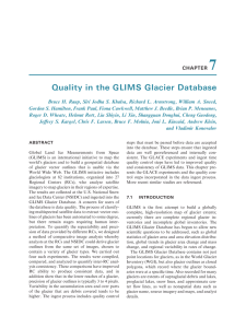 7 Quality in the GLIMS Glacier Database