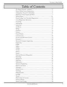 Table of Contents