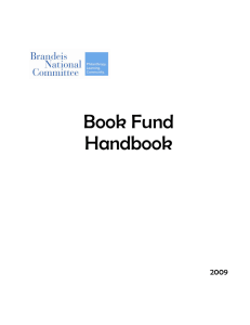 Book Fund Handbook  2009