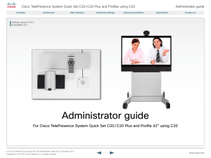 Administrator guide Software version TC5.0