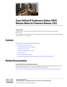 Cisco Unified IP Conference Station 7937G
