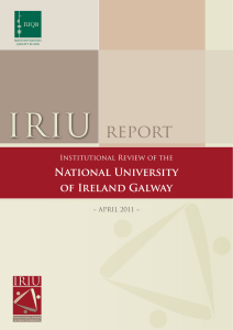 IRIU report National University of Ireland Galway