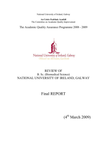 Final REPORT  (4  March 2009) REVIEW OF 