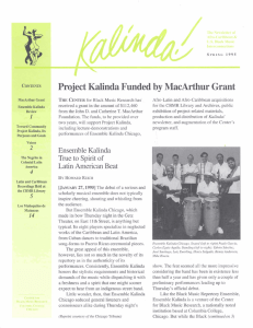 Project Kalinda Funded by
