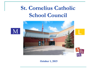 M L St. Cornelius Catholic School Council