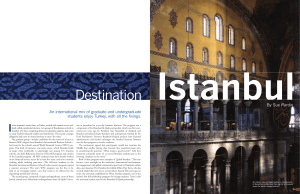 Istanbul Destination I An international mix of graduate and undergraduate