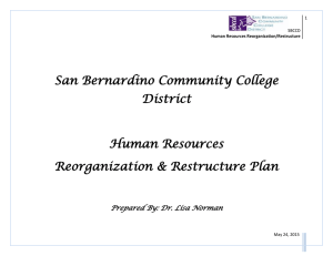 San Bernardino Community College District Human Resources