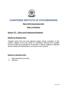 CHARTERED INSTITUTE OF STOCKBROKERS