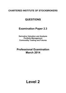 Level 2 QUESTIONS Examination Paper 2.3