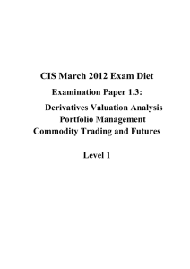 CIS March 2012 Exam Diet