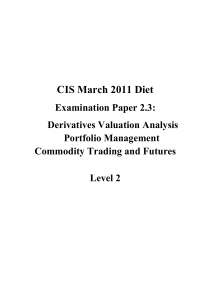 CIS March 2011 Diet