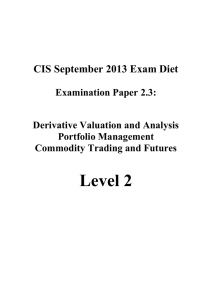 CIS September 2013 Exam Diet