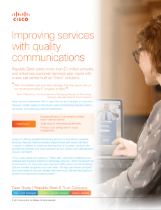 Improving services with quality communications