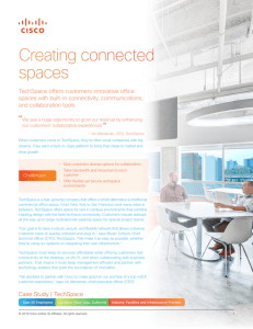 Creating connected spaces