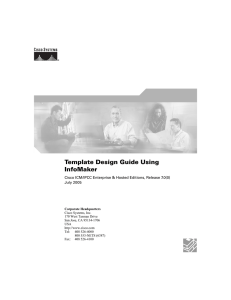 Template Design Guide Using InfoMaker July 2005