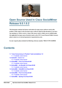 Open Source Used In Cisco SocialMiner Release 9.0.1.0.2