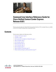 Command Line Interface Reference Guide for Cisco Unified Contact Center Express