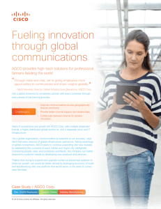 Fueling innovation through global communications “