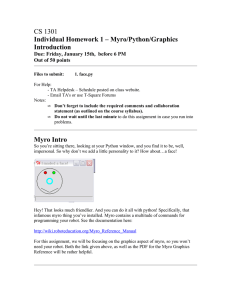 CS 1301 Individual Homework 1 – Myro/Python/Graphics Introduction