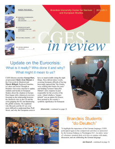 CGES in review