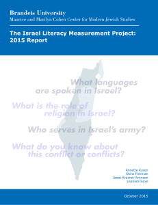 What is the role of religion in Israel? this conflict or conflicts?