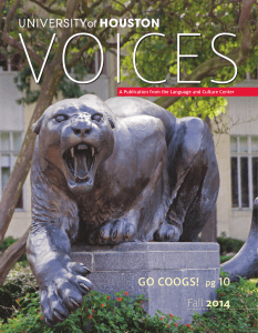 VOICES GO COOGS! 10 2014