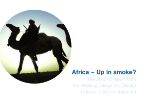 Africa – Up in smoke? The second report from Change and Development