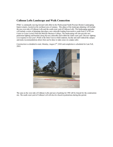 Calhoun Lofts Landscape and Walk Connection