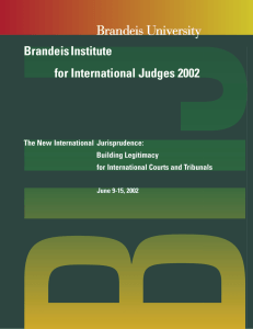 J BII Brandeis University Brandeis Institute