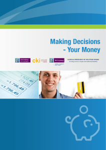 Making Decisions - Your Money