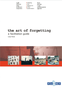 the  art  of  forgetting Lisa  Kois