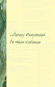 Literary Responses to Mass Violence