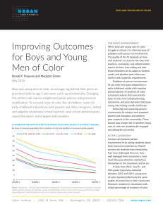 Improving Outcomes for Boys and Young
