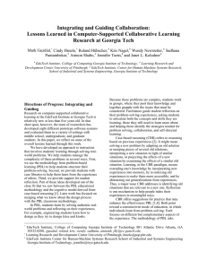 Integrating and Guiding Collaboration: Lessons Learned in Computer-Supported Collaborative Learning
