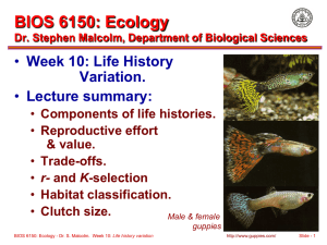 BIOS 6150: Ecology  •  