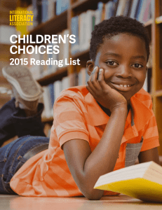 CHILDREN’S CHOICES 2015 Reading List