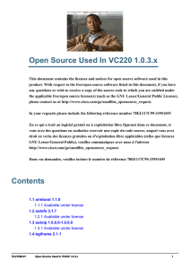 Open Source Used In VC220 1.0.3.x