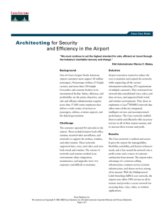 Architecting for Security and Efficiency in the Airport